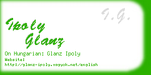 ipoly glanz business card